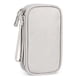 thumbnail image 2 of Bolsa de Almacenamiento PortáTil de Dos Niveles para Productos Digitales: Organizador de Viaje para Cables USB, Auriculares y Accesorios, Color Gris, 2 of 5