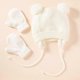 thumbnail image 4 of Toddler Winter Hat Earflap And Mittens Set, Baby Warm Fleece Knit Beanie Hat, 4 of 5