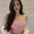 thumbnail image 6 of Magazine One Size Sexy Knitted Suspender Tank Top Irregular Slim Suspender Sexy Vest Top, 6 of 6