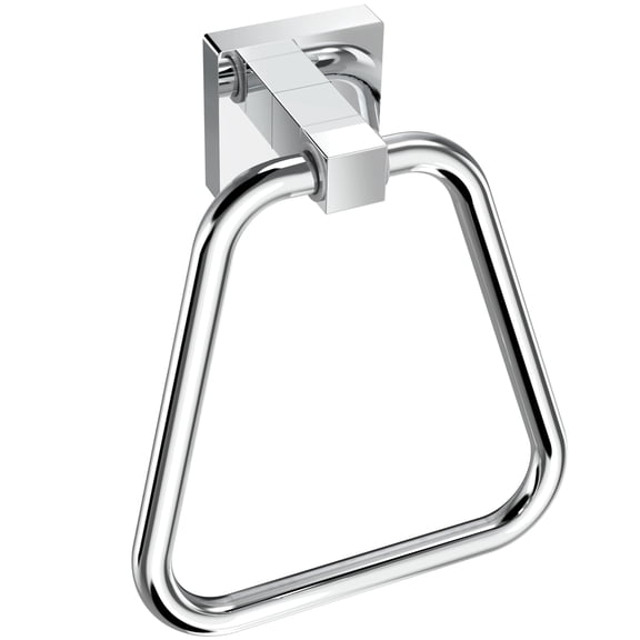RUACQ Toilet Paper Holder Wall Mount,Square Base Tissue Roll Holder for Bathroom,Toilet Roll Holder Stainless Steel(Chrome)