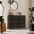 thumbnail image 3 of Sorbus Extra Wide 6-Drawer Dresser Organizer, Brown, 31.50” L x 11.75” W x 24.62” H, 3 of 8