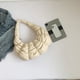 thumbnail image 4 of Bolso Mano Cloud para Mujer Plisado PU Axila Viajes Al Aire Libre (Beige), 4 of 8