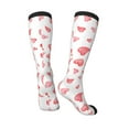 thumbnail image 4 of Balery Pink Hearts Fun Novelty Socks Men'S Women'S Crew Socks Funny Crazy Novelty Socks Quirky And Cool Socks, 4 of 9