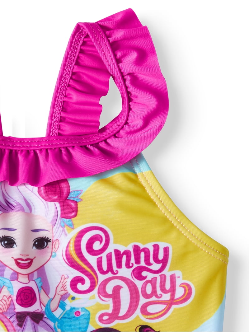 Sunny Day Toddler Girl One-Piece Swimsuit - Walmart.com