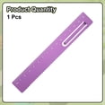 thumbnail image 3 of Uxcell Straight Ruler 15cm Metric Metal Aluminum Alloy Measuring Bookmark Clip Ruler Scale Tool for Measure Study Reading Classroom Office, Rose, 3 of 7
