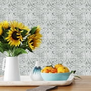 RoomMates Tin White Peel & Stick Tile Backsplash