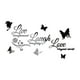 thumbnail image 5 of Ounissouiy Adhesivo de arte de pared pegatinas de espejo acrílico DIY Scrapbooking autoadhesivo calcomanías de pared vinilos pegatinas para sala de estar Type2 NO2 Ounissouiy HA042930-04, 5 of 6