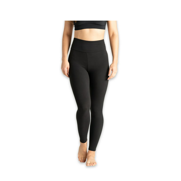 On The Go Women's Black High Waist SuperSoft Everyday Fashion Leggings