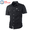Black, variant on Men's 100% Cotton Short Sleeve Work Shirt, Button Down Casual Utility Shirt with Multi Pockets