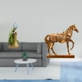 thumbnail image 2 of Estatua De Caballo De Pavo Real, Escultura Animal, Adorno De Escritorio, Figura Decorativa Para Escritorio, Entrada, Mesa, Centro De Mesa, Oficina, Regalo De Cumpleaños, Resina Grabada,, 2 of 8