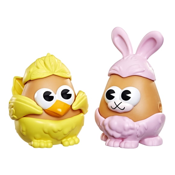 Potato Head Bunny & Chick Tots with 12 Pieces, Easter Gifts for Kids, 2+