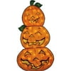 24" Illuminated Stacked Halloween Pumpkins