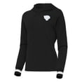 thumbnail image 2 of Women's Antigua Black Jacksonville Jaguars Trek Raglan Pullover Hoodie, 2 of 3