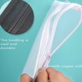 thumbnail image 4 of Double Zipper Mesh Pouches With See Through Design, Large Capacity Nylon Zipper Bags For Puzzle Storage And Office Supplies, Multipurpose Clear Pouches For Travel And Cosmetics, 4 of 5