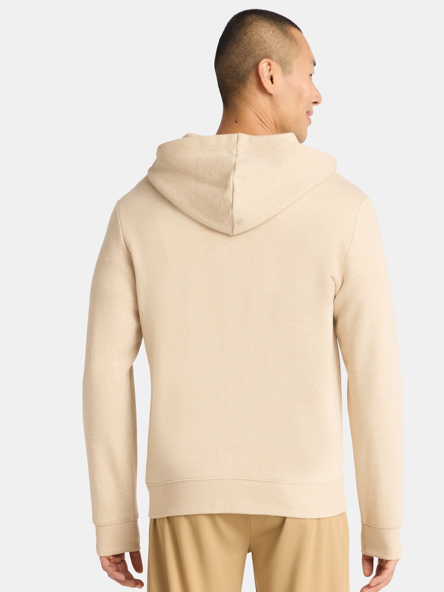 Athletic Works Men's and Big Men's Zip Up Fleece Hoodie Sweatshirt, Sizes S-5XLT