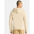 thumbnail image 3 of Athletic Works Men's and Big Men's Zip Up Fleece Hoodie Sweatshirt, Sizes S-5XLT, 3 of 5