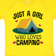 thumbnail image 4 of Inktastic Just a Girl Who Loves Camping Girls Baby Bodysuit, 4 of 5