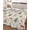 Cream, Emerald, Crimson, Gold, variant on Quilt King Size Bedding Set, Christmas Reversible Summer Quilt 3 Pieces, Winter Xmas Trees Bow Holly Leaf Textured Lightweight Bedspreads Coverlets with 2 Pillow Shams for All Seasons