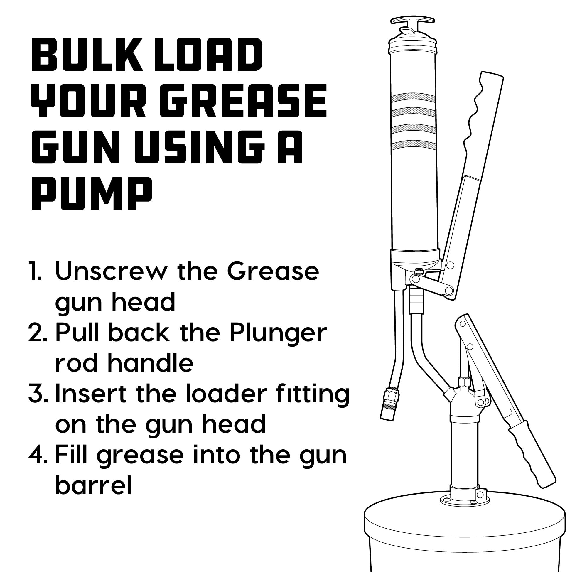 Powerbuilt Mini Pistol Grip Grease Gun - 648755