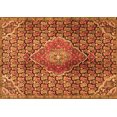 thumbnail image 1 of Ahgly Company Machine Washable Indoor Rectangle Persian Orange Traditional Area Rugs, 7' x 10', 1 of 1