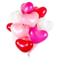 thumbnail image 4 of Globos de látex de corazón rojo rubí negro, decoración de aniversario de boda, globo de helio, decoración de fiesta de cumpleaños, Baby Shower, 10 pulgadas, 40 piezas, 4 of 4