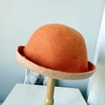 thumbnail image 4 of CoCopeaunts Wool Bucket Hat Plain Elegant Double-Sided Women Autumn Winter Warm All-Match Wear Basin Hat Lightweight Foldable, 4 of 8