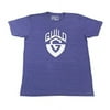 Guild Distressed G-Shield Navy Crew Tee, Small