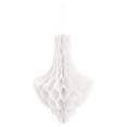 thumbnail image 3 of Chandelier Tissue Paper Decoration, 14 in, Silver, 1ct, 3 of 5