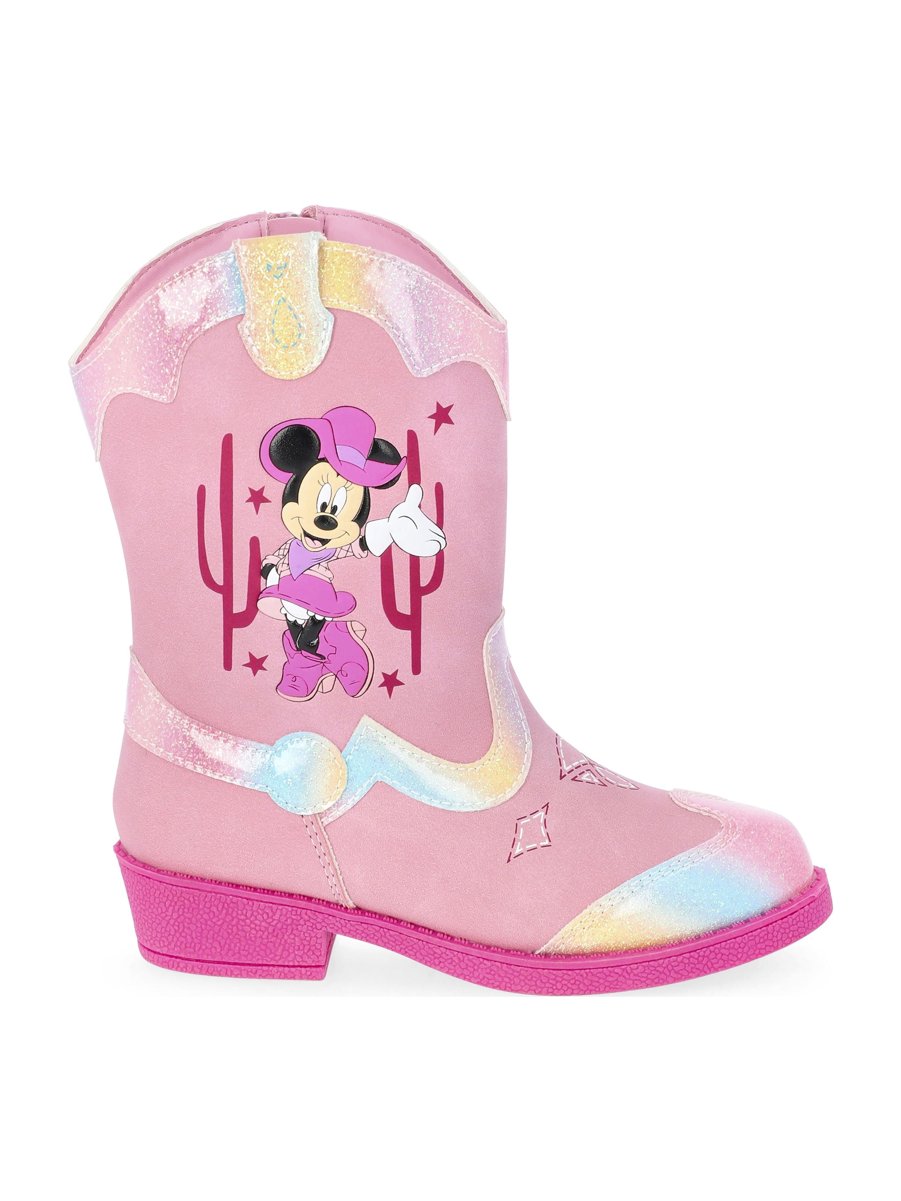 Disney Minnie Mouse Toddler Girls Western Cowboy Boots