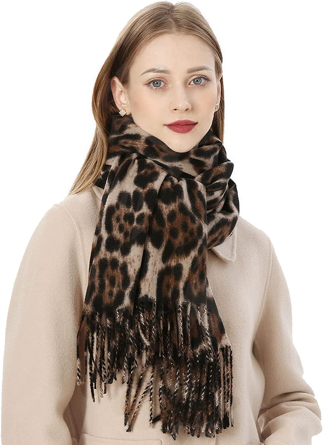 Pashmina Shawls and Scarves Soft Cashmere Feel Blanket Scarf Wraps for  women… 