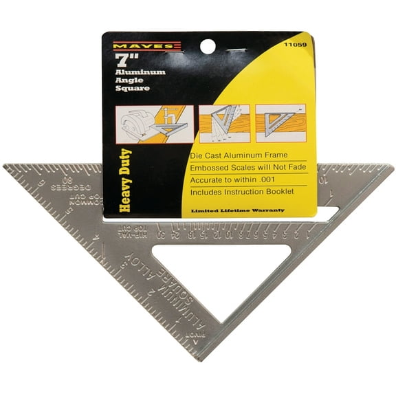 Mayes Aluminum Angle Square (7 Inch)