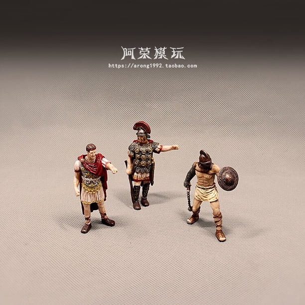 Medieval Rome Castle Knight Miniature Spartan Warriors Crusader Cavalry Guard Soldier Pirate Action Figure Figurine Model ToysB He Qiyong unisex
