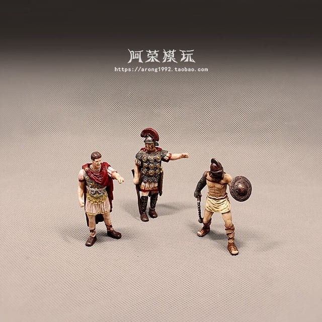 Medieval Rome Castle Knight Miniature Spartan Warriors Crusader Cavalry Guard Soldier Pirate Action Figure Figurine Model ToysN He Qiyong unisex