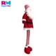 thumbnail image 2 of Muñeco De Navidad Santa Claus Decoración De Pie Retráctil, 2 of 6