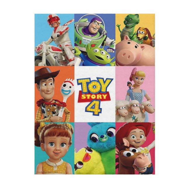 Manta de felpa suave y cómoda de Toy Story, manta de franela cálida y ligera para sofá cama de 80 x 60 pulgadas