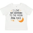 thumbnail image 3 of Inktastic I Love My Sisters to the Moon and Back Boys or Girls Toddler T-Shirt, 3 of 5