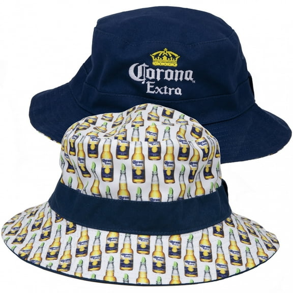 Corona Extra Logo Reversible Bucket Hat-Small/Medium
