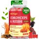 thumbnail image 1 of Gomitas de hongos Mezqai 3000 mg de Cordyceps Reishi para adultos, 1 of 9