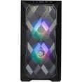 thumbnail image 2 of Gabinete Gamer COOLER MASTER MasterBox TD300 Mesh Micro ATX 2 Fan Cristal Templado ARGB Negro Cooler Master Mini Torre Mstercase TD300 3D Poligonal Panel de Vidrio Templado TD300 KGNN S00, 2 of 5