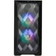 thumbnail image 2 of Gabinete Gamer COOLER MASTER MasterBox TD300 Mesh Micro ATX 2 Fan Cristal Templado ARGB Negro Cooler Master Mini Torre Mstercase TD300 3D Poligonal Panel de Vidrio Templado TD300 KGNN S00, 2 of 5