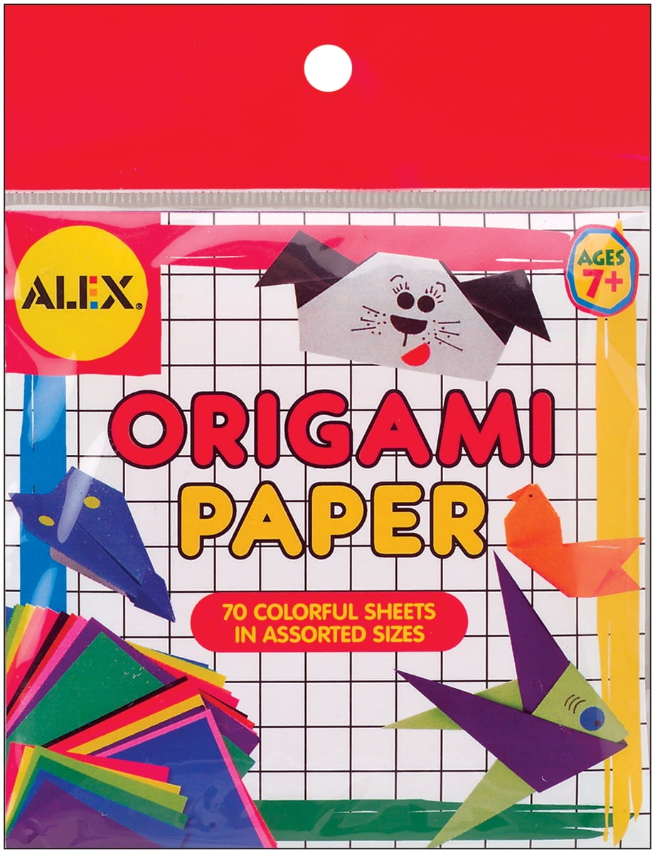 Origami Paper 70 Pkg Assorted Sizes & Colors 287 Walmart Canada