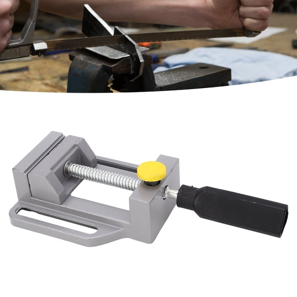 Drill Press Vise, High Accuracy Knob Adjustment Bench Vise For Assembly