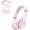 Pink, variant on 3-in-1 Silicone Sweat Case Cover Compatible with Beats Solo 4, Cute Earpad Covers/Headband Cover/Shell Covers Compatible with Beats Solo4 & Solo3 Headphones Accessories, Sweatproof & Easy to Clean