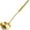 13.8" - Gold, variant on Stainless Steel Ladle - 13.8" Large Metal Ladel，Perfect Gifts | Durable Kitchen Soup Ladle for Cooking, Serving, Stirring, Canning，Sauce, Wok & Soup，Black,