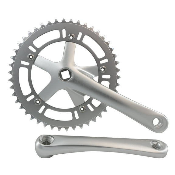 S SENQI Urban Folding Bicycle Crank Set single tooth disc 46T 130BCD 170mm crank set is suitable for most single speed bicycles