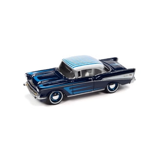 ジョニーライトニング　1959　キャデラック　1/64　ブルーメタリック 1959 Cadillac Coroner Green Metallic With Black Top Special