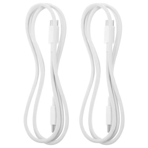 2 uds Cables de carga de teléfono reemplazo de teléfono Cables de carga USB C Cables de cargador USB C a USB C