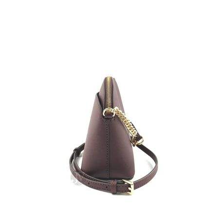Michael Kors Jet Set Emmy Leather Medium Dome Crossbody Bag