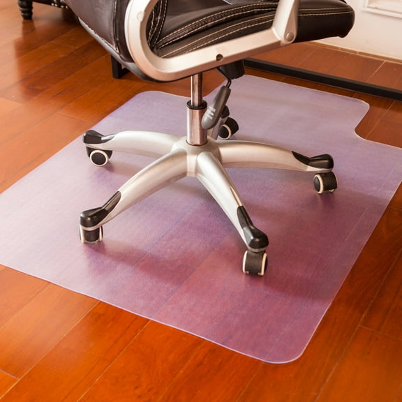 Topcobe 47"Lx35"Wx0.06"H Office Chair Mat, PVC Desk Chair Mat, Chair Mat for Carpet/ Hardwood Floor, Office Desk Chair Computer Chair Mats for Office Chairs