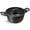 Black Sesame, variant on PRICUSIS Nonstick Stock Pot with Silicone Rim Glass Lid, 7 QT Casserole, Oven-Safe Bakeware, Induction, Dishwasher Safe, Suitable for Pasta, Baking & Stews, Black Sesame